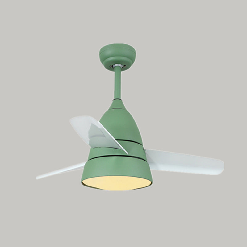 Ventola conica Nordic Light Acrilic Acrilico LED LED SEMI FLUSH MOURN LAMP