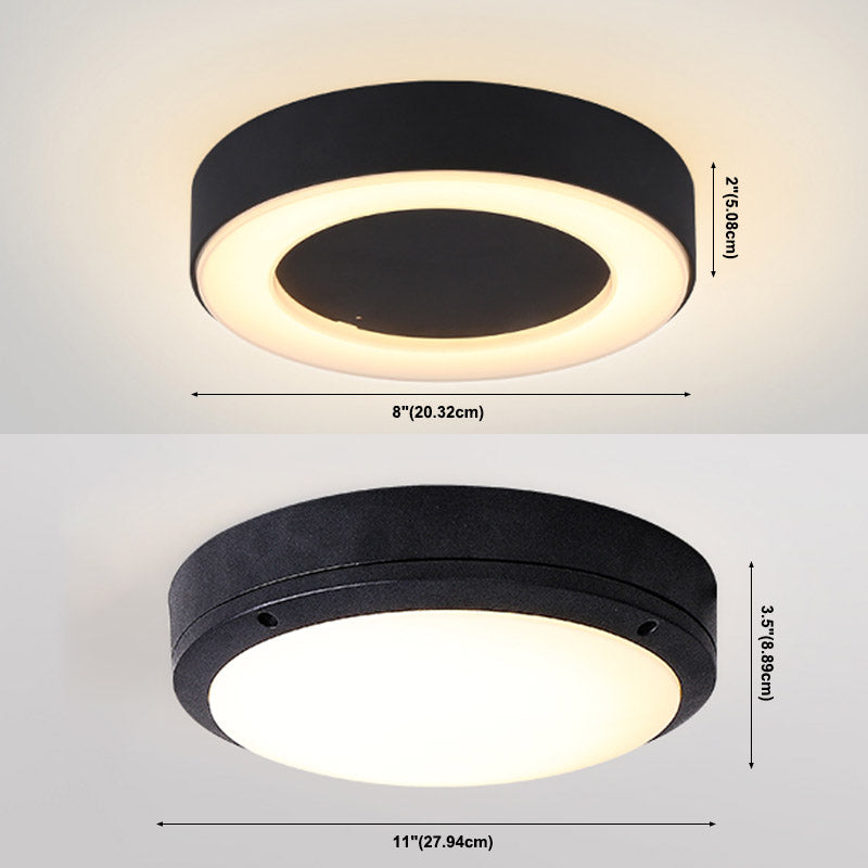 Plafonnier LED étanche, lampe encastrée de Style traditionnel moderne pour balcon