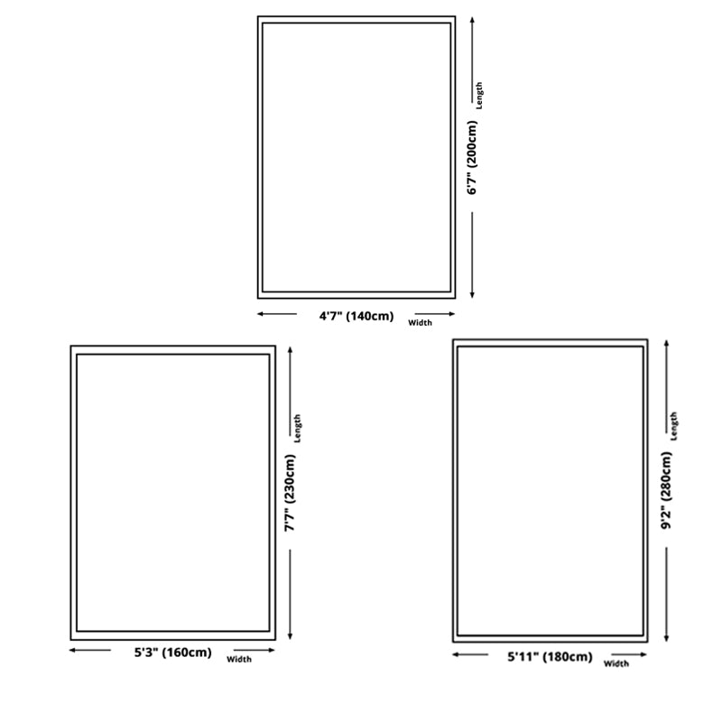 Fancy Area Area Tapis motif géométrique Modèle Polyester Area Tapis de support sans glissement pour décoration intérieure