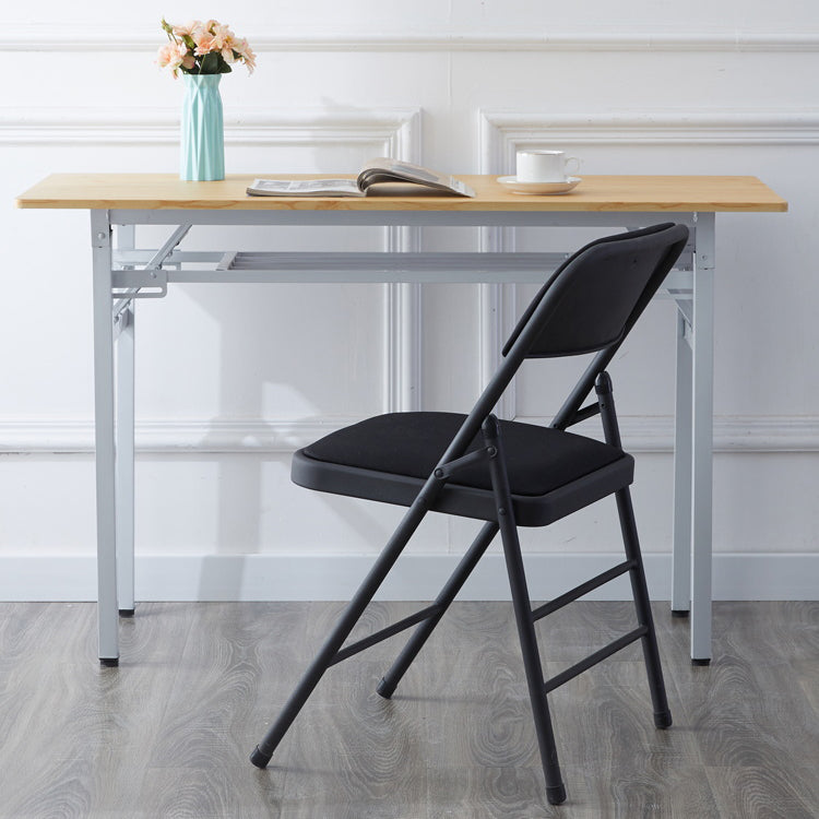 Chaise d'intérieur et d'extérieur moderne, chaises d'appoint de salle à manger à dossier ouvert sans accoudoirs en métal