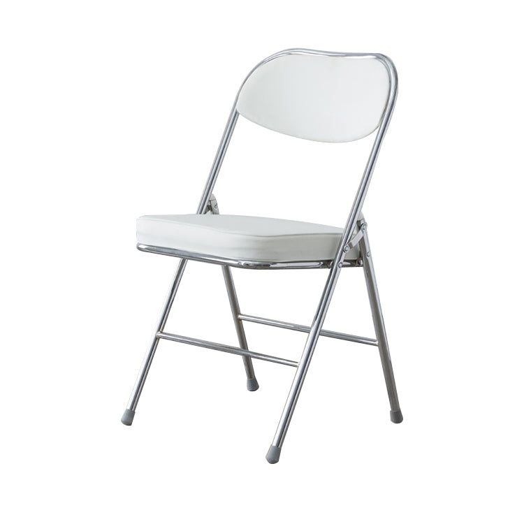 Chaise d'intérieur et d'extérieur moderne, chaises d'appoint de salle à manger à dossier ouvert sans accoudoirs en métal