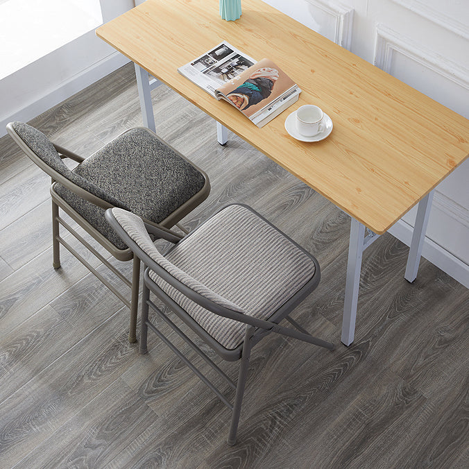 Chaise d'intérieur et d'extérieur moderne, chaises d'appoint de salle à manger à dossier ouvert sans accoudoirs en métal