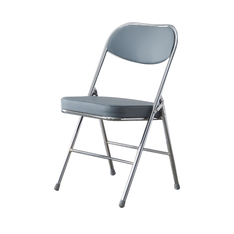 Chaise d'intérieur et d'extérieur moderne, chaises d'appoint de salle à manger à dossier ouvert sans accoudoirs en métal