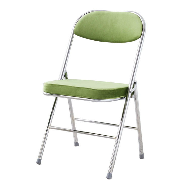 Chaise d'intérieur et d'extérieur moderne, chaises d'appoint de salle à manger à dossier ouvert sans accoudoirs en métal