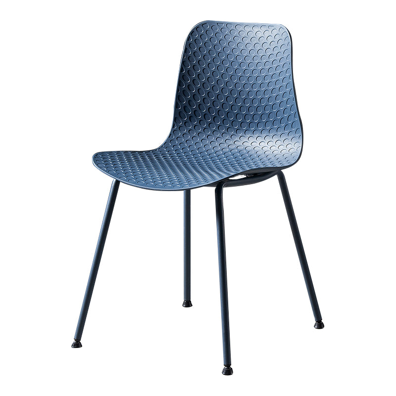 La salle à manger contemporaine en métal préside la chaise sans bras de salle à manger en plastique pour l'usage de restaurant