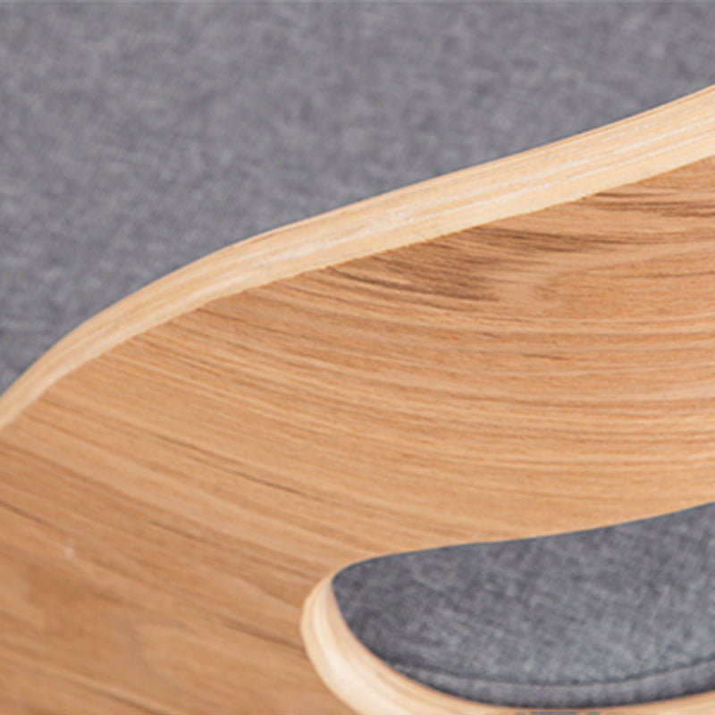 Chaise de salle à manger en bois de style moderne, chaises latérales à dossier ouvert pour la cuisine