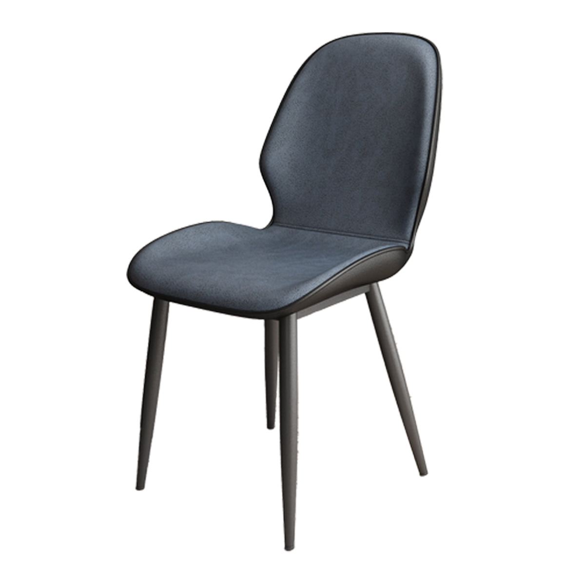 El comedor contemporáneo del metal preside el cuero de la PU que cena las sillas sin brazos para el uso interior