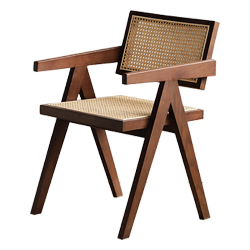 Chaises en bois de chêne de style contemporain, cuisine, salle à manger, fauteuil à dossier ouvert