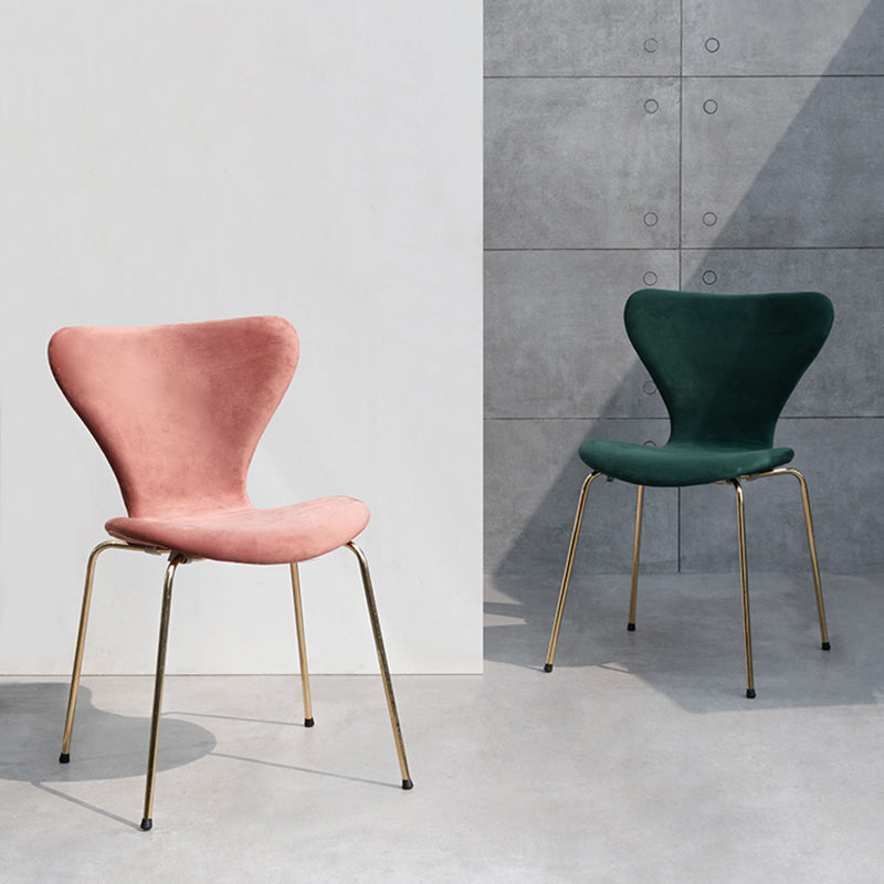 Chaises de salle à manger en tissu de style moderne