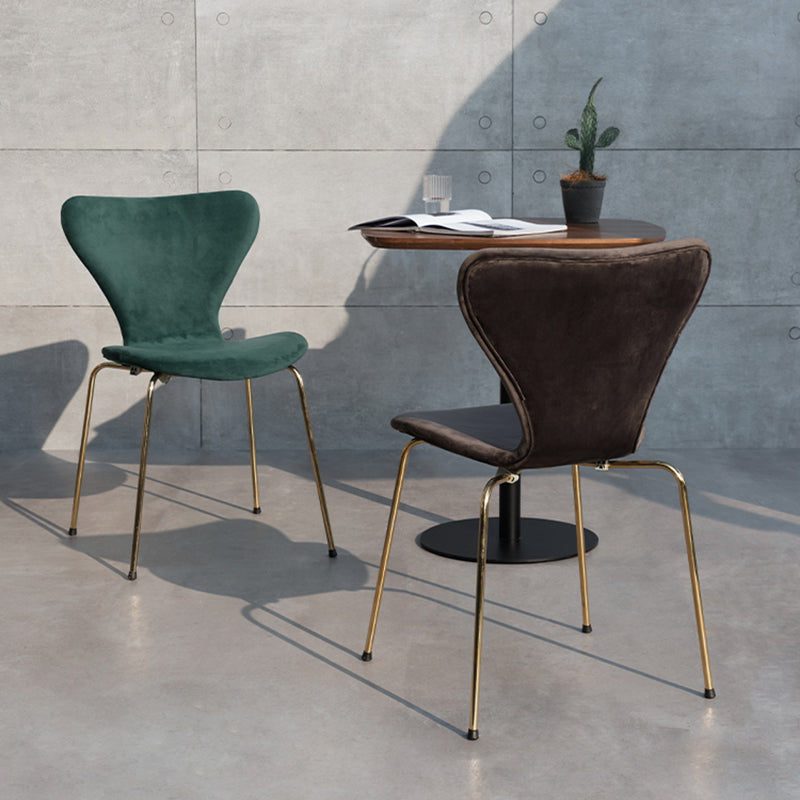 Chaises de salle à manger en tissu de style moderne