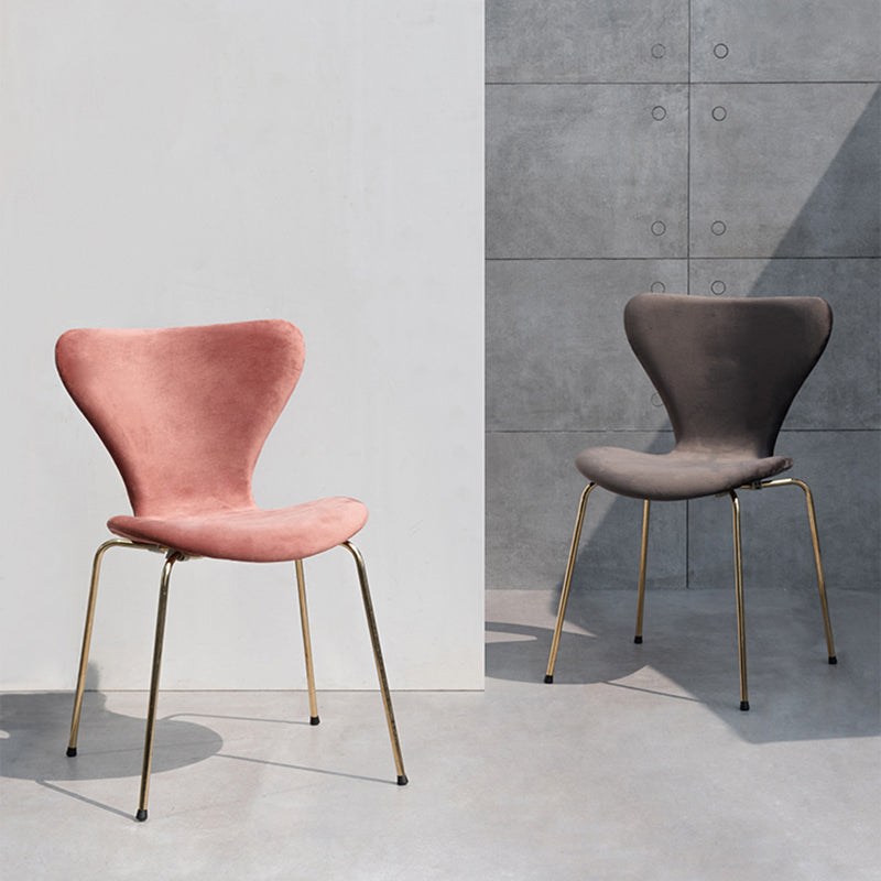 Chaises de salle à manger en tissu de style moderne