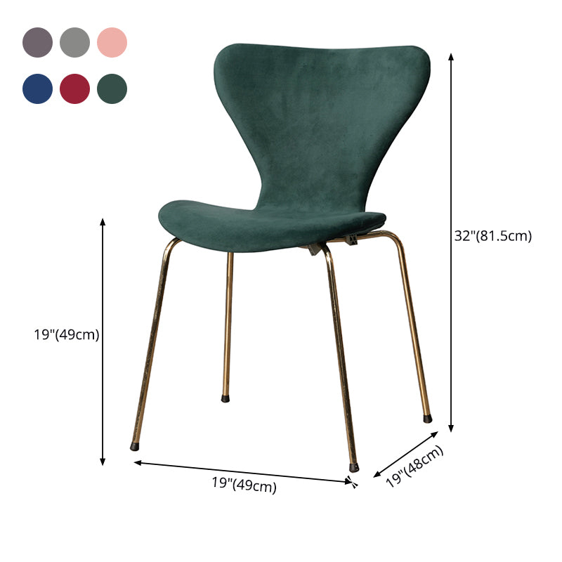 Chaises de salle à manger en tissu de style moderne
