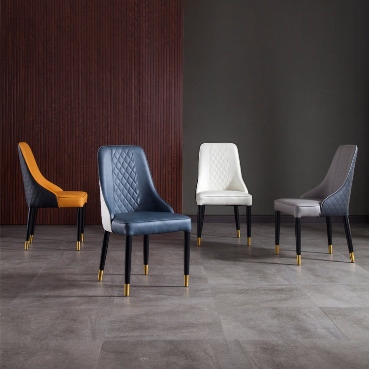 Sillas de comedor de madera estilo moderno Dining Parsons Silla auxiliar sin brazos (juego de 2)