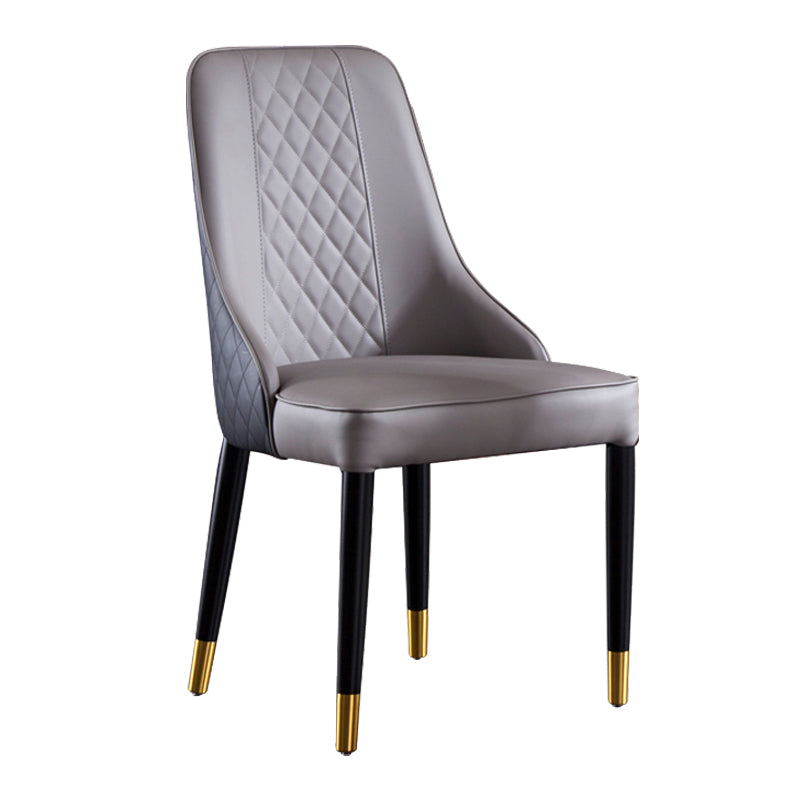 Sillas de comedor de madera estilo moderno Dining Parsons Silla auxiliar sin brazos (juego de 2)