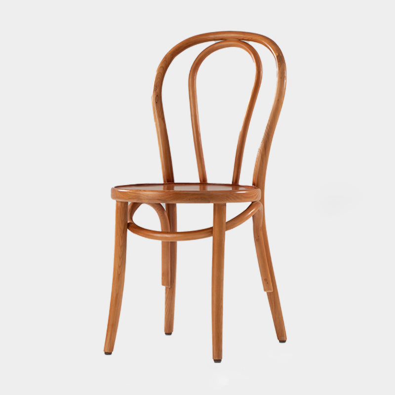 Chaises de salle à manger sans accoudoirs en bois courbé Chaises d'appoint en bois avec pieds en hêtre