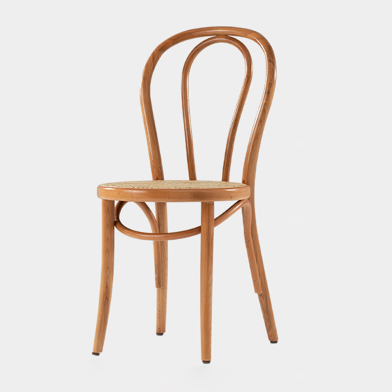 Chaises de salle à manger sans accoudoirs en bois courbé Chaises d'appoint en bois avec pieds en hêtre