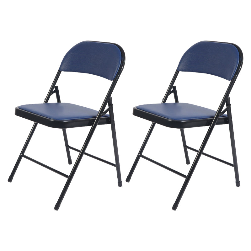 Chaise d'appoint moderne en métal, intérieur et extérieur, sans accoudoirs, pliable, à dossier ouvert, pour salle à manger