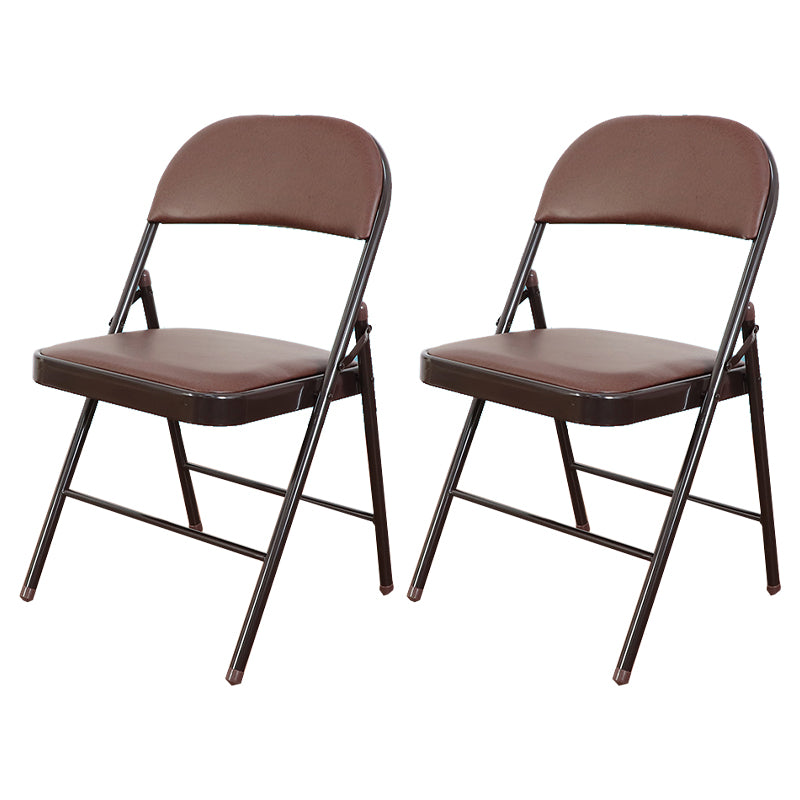 Chaise d'appoint moderne en métal, intérieur et extérieur, sans accoudoirs, pliable, à dossier ouvert, pour salle à manger