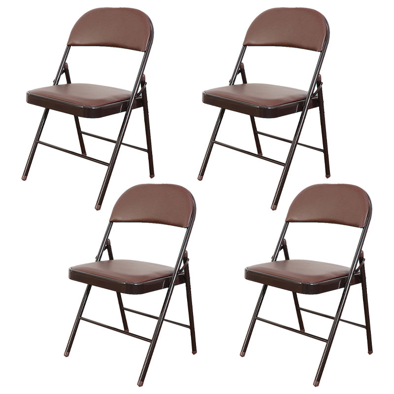 Chaise d'appoint moderne en métal, intérieur et extérieur, sans accoudoirs, pliable, à dossier ouvert, pour salle à manger