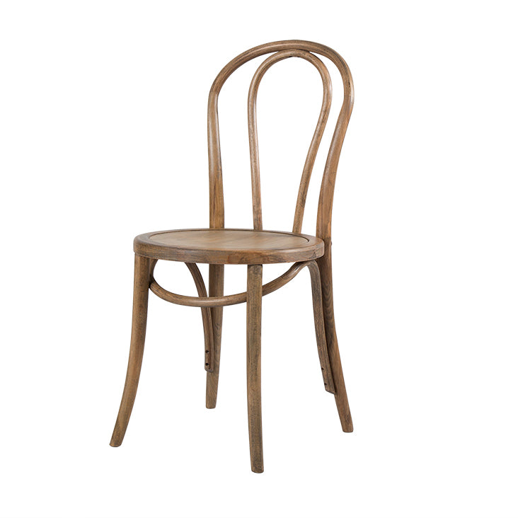 Sillas modernas de madera maciza de haya, juego de sillas laterales con respaldo Windsor para comedor y cocina