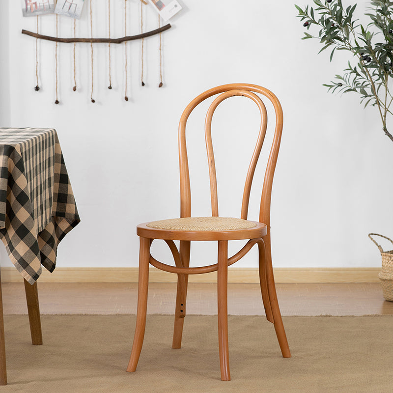 Chaises modernes en bois de hêtre massif, cuisine, salle à manger, ensemble de chaises latérales arrière Windsor