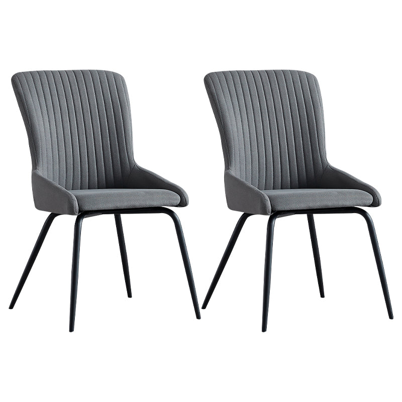 Chaise de salle à manger en métal de style contemporain, chaise latérale avec bras de salle à manger pour cuisine
