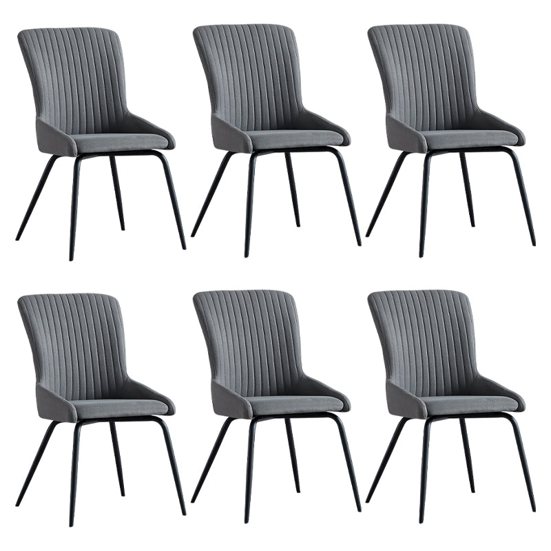 Silla de comedor de metal de estilo moderno, silla lateral con brazo de comedor para cocina