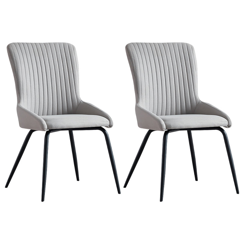 Chaise de salle à manger en métal de style contemporain, chaise latérale avec bras de salle à manger pour cuisine