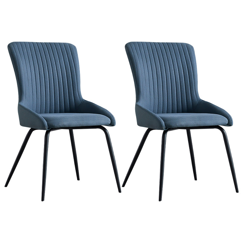 Chaise de salle à manger en métal de style contemporain, chaise latérale avec bras de salle à manger pour cuisine