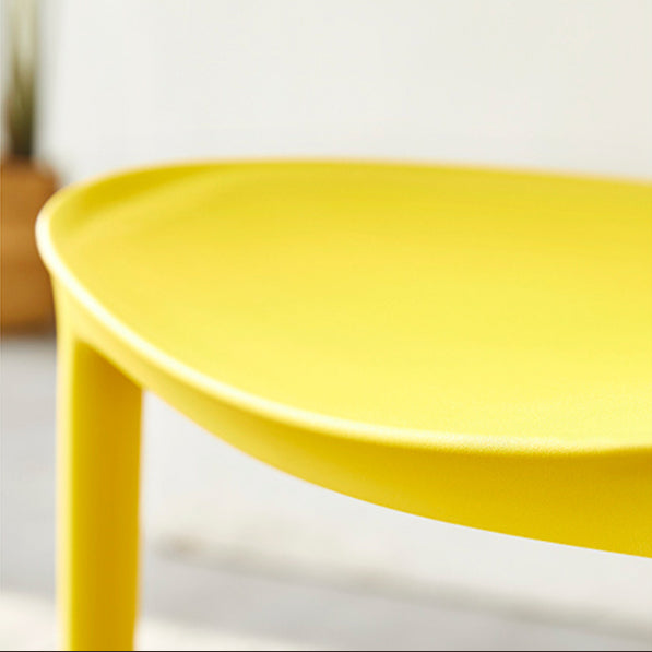 Sillas de comedor de plástico contemporáneas con respaldo abierto, silla lateral para uso en restaurantes