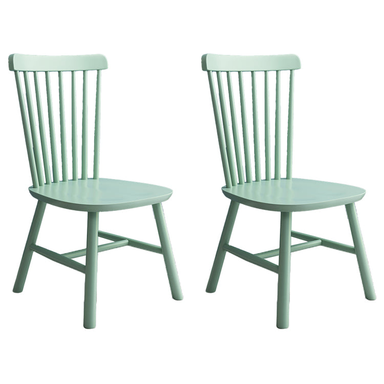Silla de comedor de comedor de estilo de madera de estilo moderno para la cocina (juego de 2)