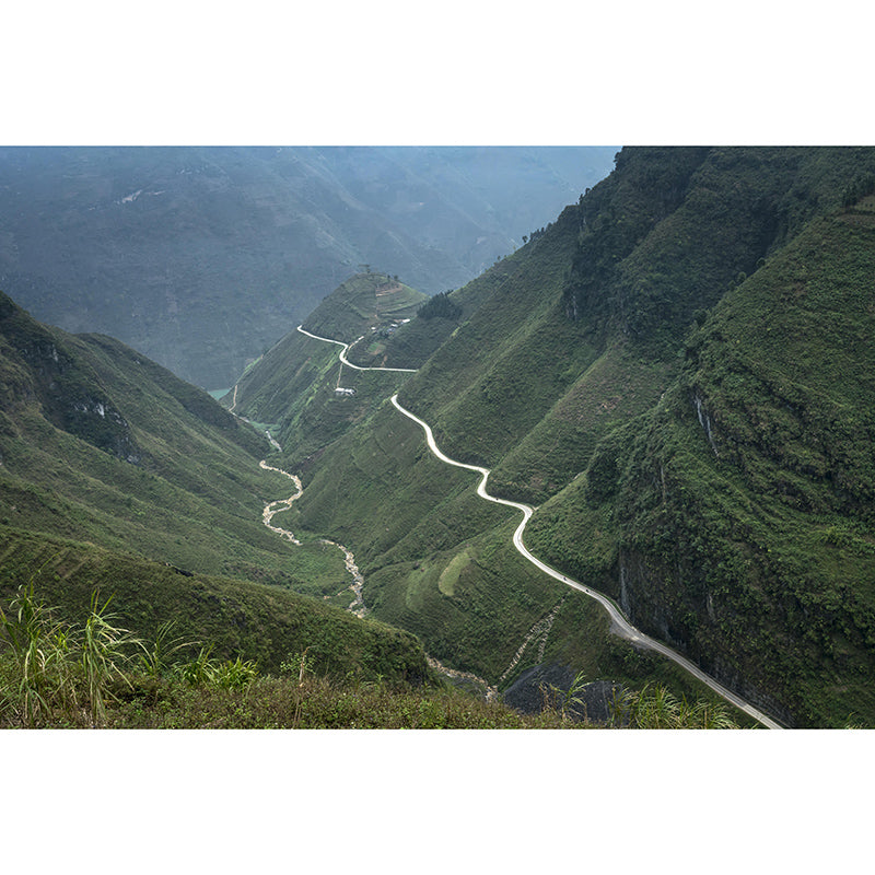 Mountain Landscapes Mural Wallpaper Mildew Resistant Living Room Wall Decor