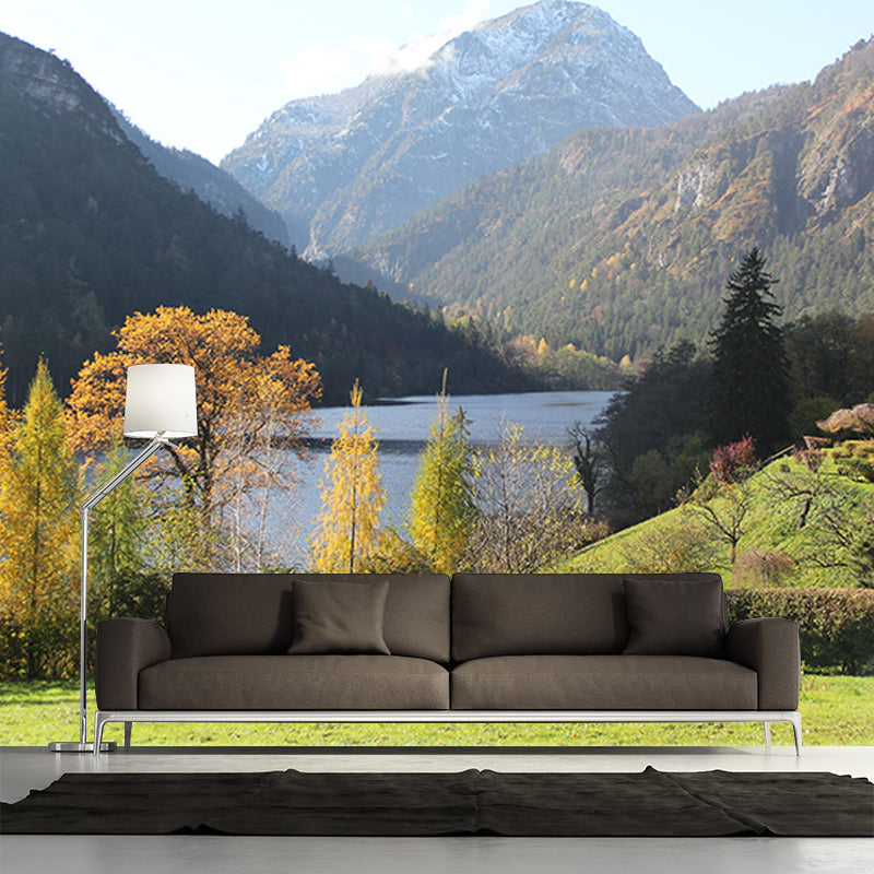 Modern Mountain Landscapes Mural Wallpaper Environmental Living Room Decoration