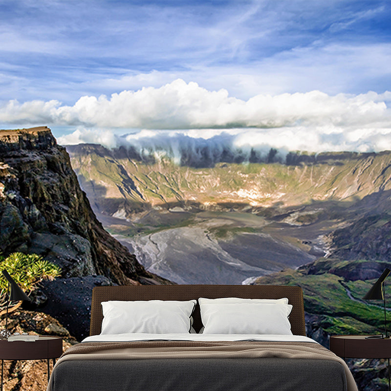 Mountain Landscapes Mural Wallpaper Mildew Resistant Modern Living Room Decoration