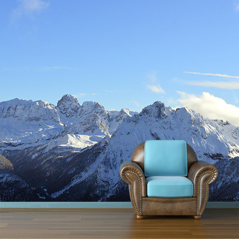 Mountain Landscapes Mural Wallpaper Mildew Resistant Modern Living Room Decoration