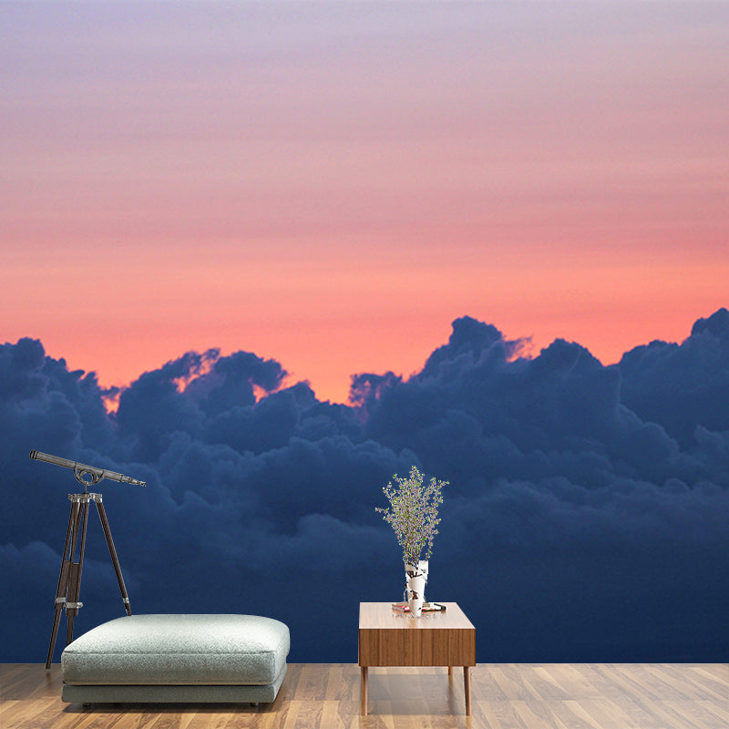 Customized Sky Landscapes Mural Photography Style Wall Covering for Home