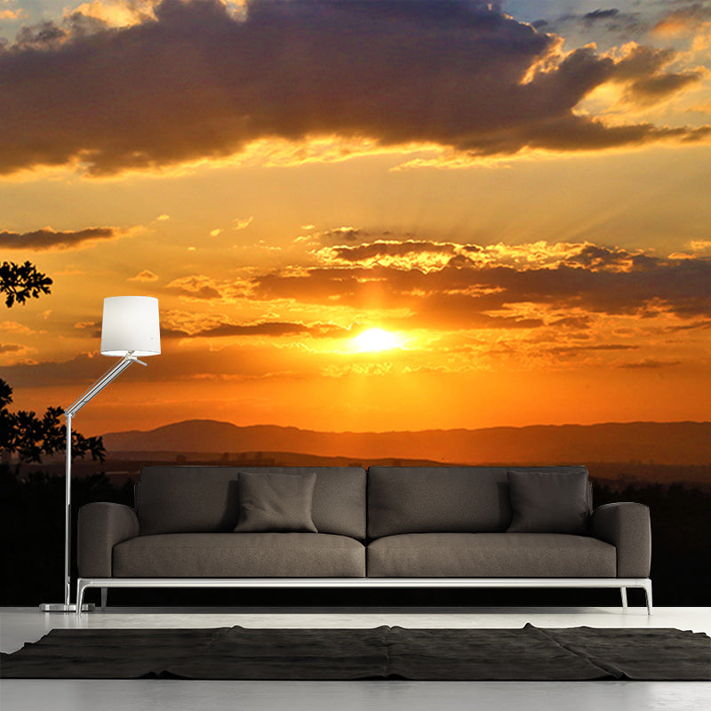 Cloud Landscape Mural Wallpaper Mildew Resistant Modern Living Room Decoration