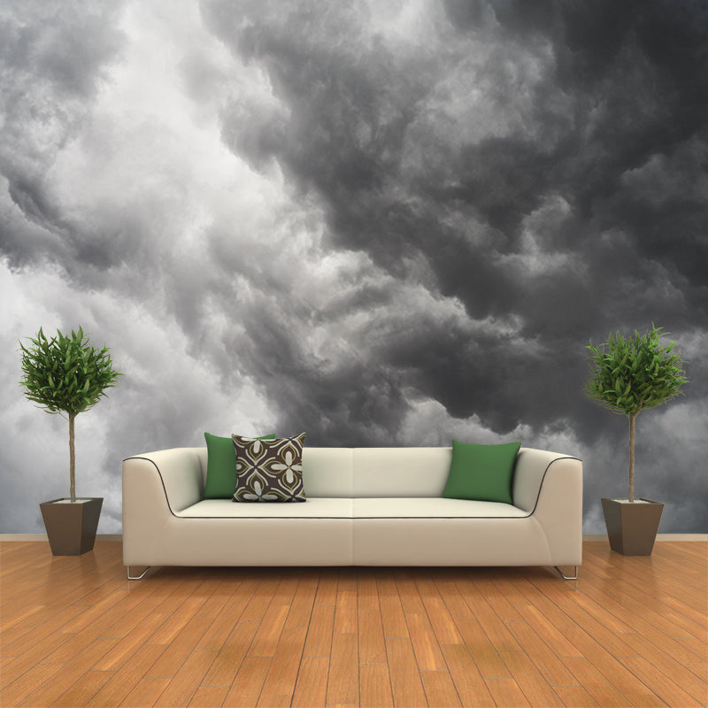 Sky and Clouds Mural Wallpaper Mildew Resistant Modern Room Decoration