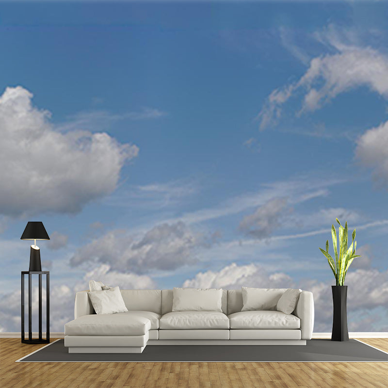 Sky Landscapes Mural Wallpaper Mildew Resistant Modern Living Room Decoration