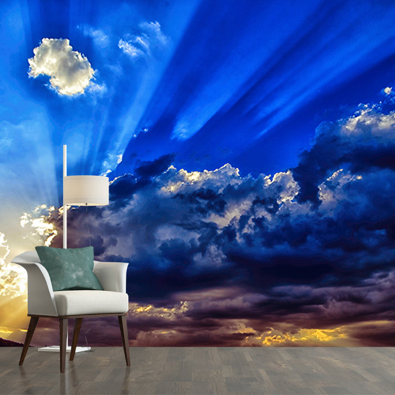 Sky Landscapes Mural Wallpaper Mildew Resistant Modern Living Room Decoration