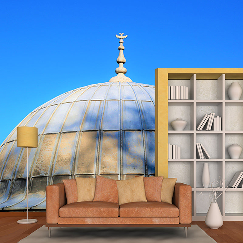 Construction Mural Wallpaper Mildew Resistant Living Room Decoration