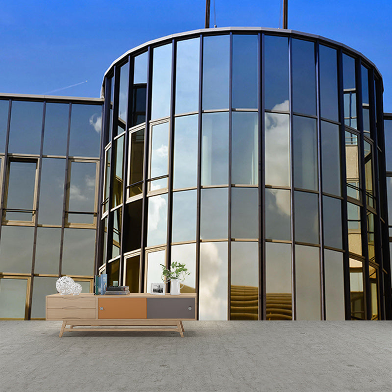 Modern Construction Mural Wallpaper Environmental Room Decoration