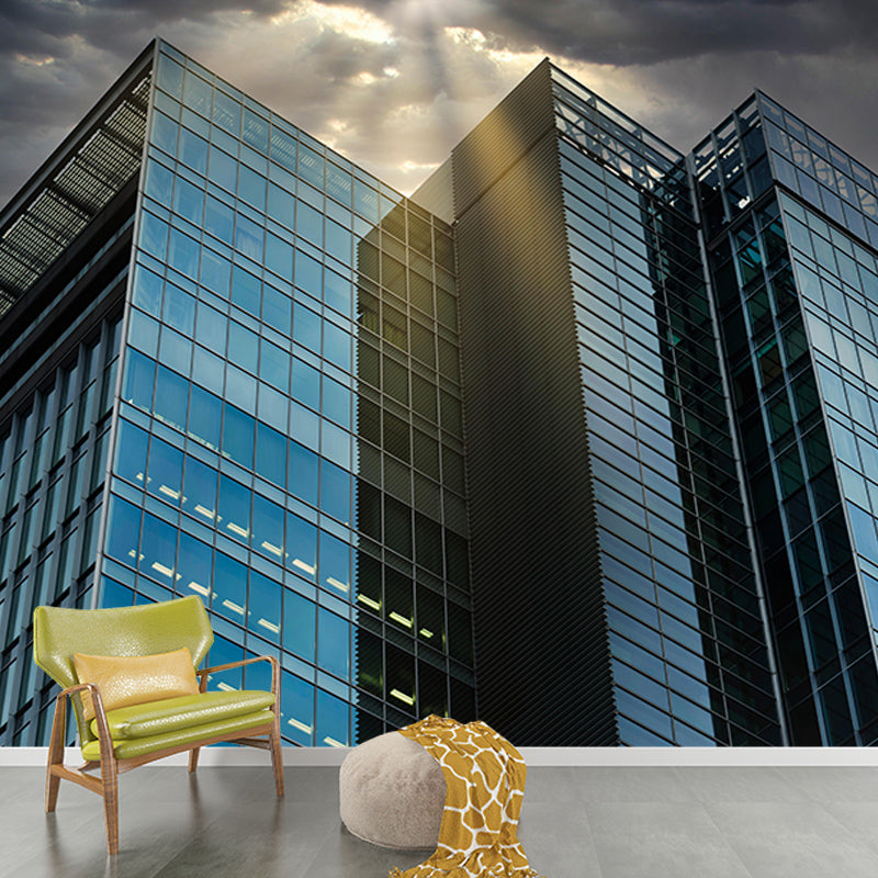 Customized Construction Mural Environmental Modern Living Room Decoration