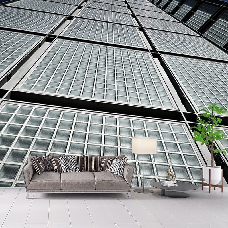 Contemporary Urban Architecture Murals for Meeting Room Decoration, Mildew Resistant