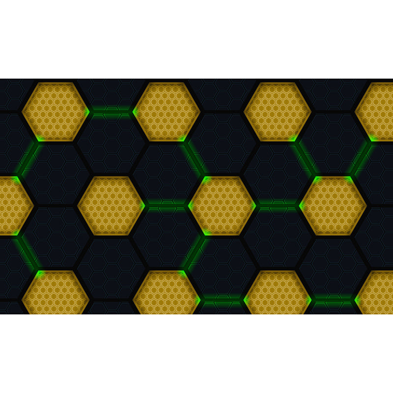 Geometry Mural Wallpaper Minimalistic Moisture Resistant Bedroom Wall Decor, Custom-Print