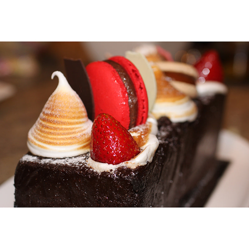 Chocolate Dessert Mural Modern Style Wall Covering for Dessert Shop Baking Shop