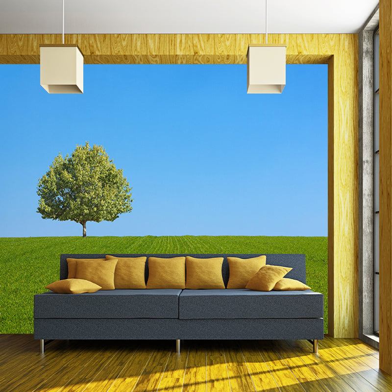 Customized Modern Sky Mural Moisture Resistant Wall Art for Sleeping Room