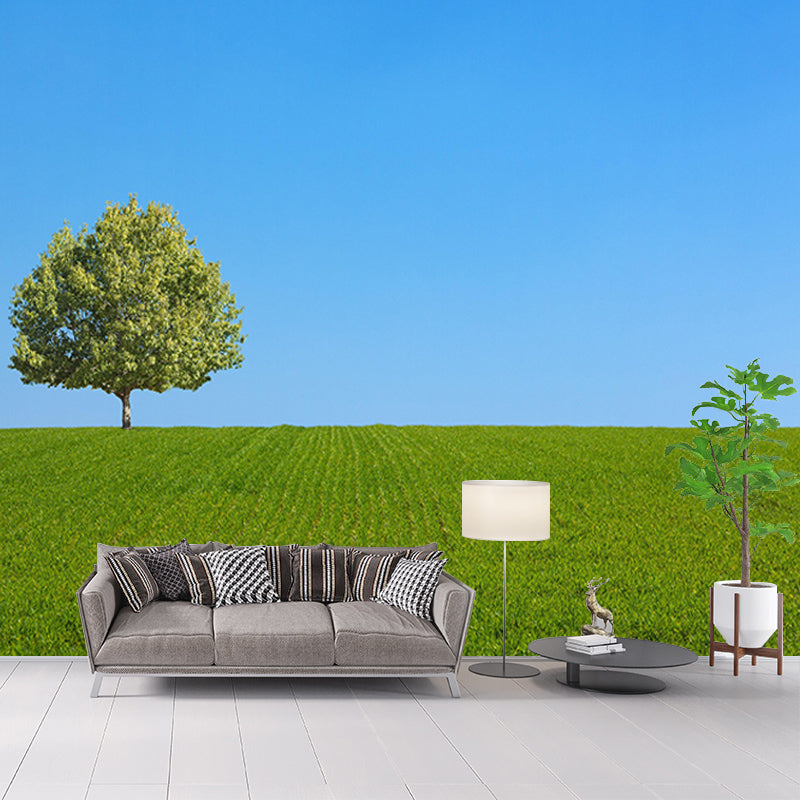 Customized Modern Sky Mural Moisture Resistant Wall Art for Sleeping Room