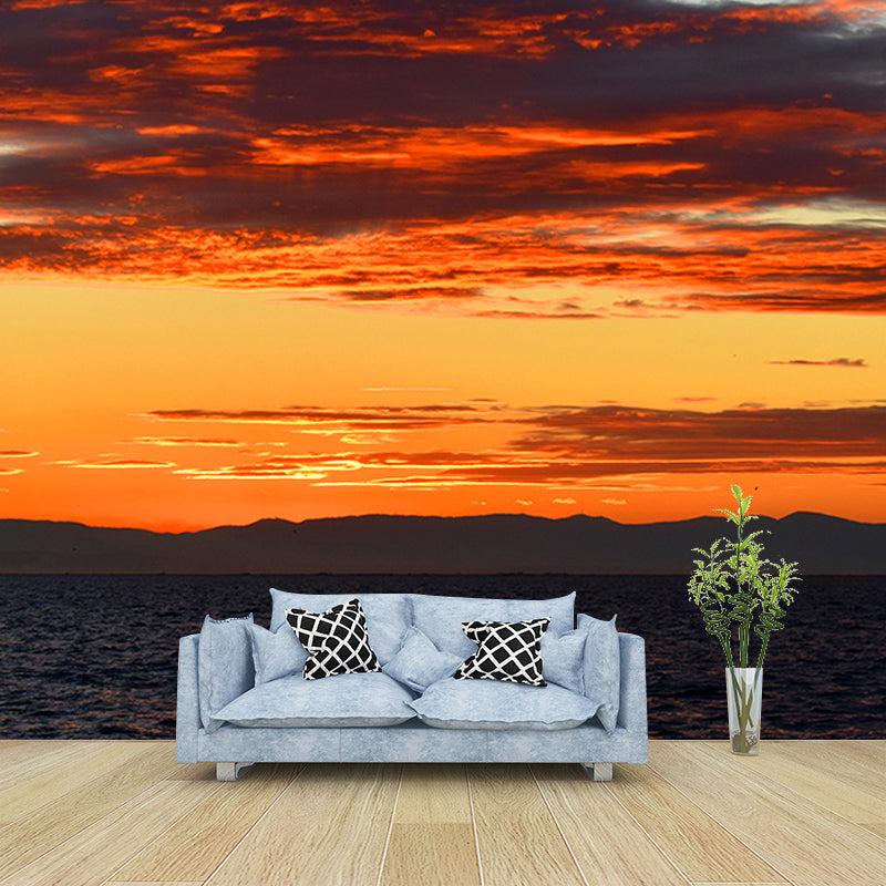 Customized Modern Sky Wall Mural Moisture Resistant Wall Covering for Sitting Room