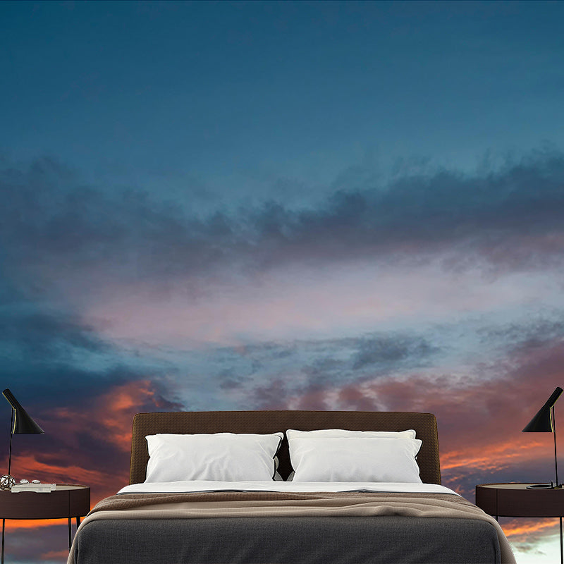 Contemporary Style Sky Scenery Mural Eco-friendly Home Decor for Bedroom